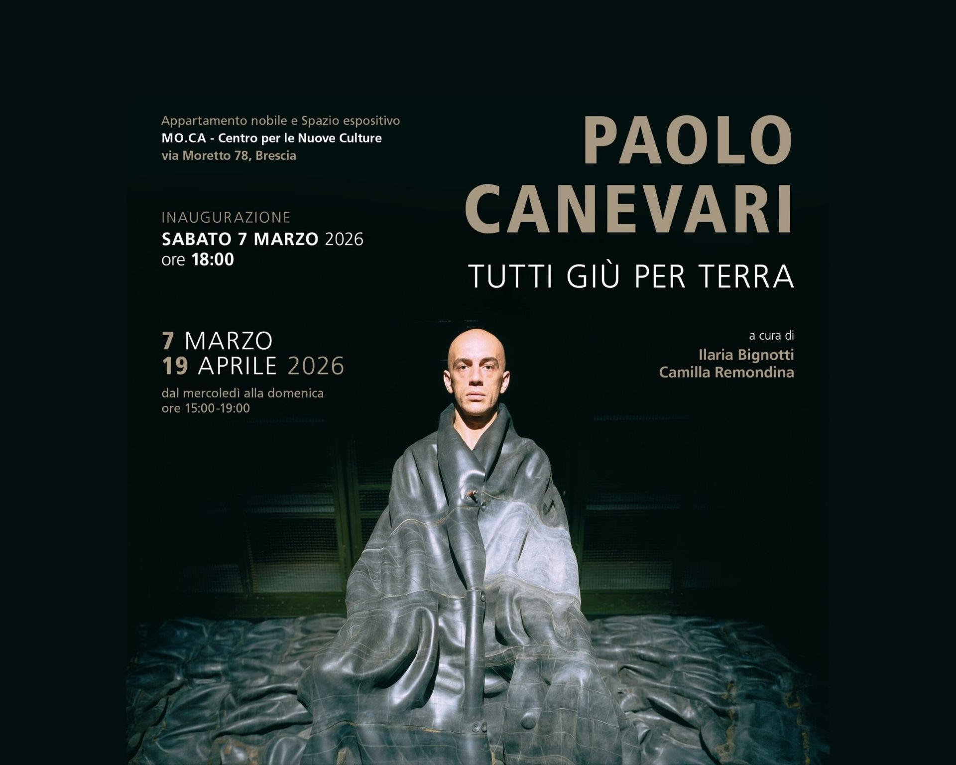 Paolo Canevari in mostra a Brescia